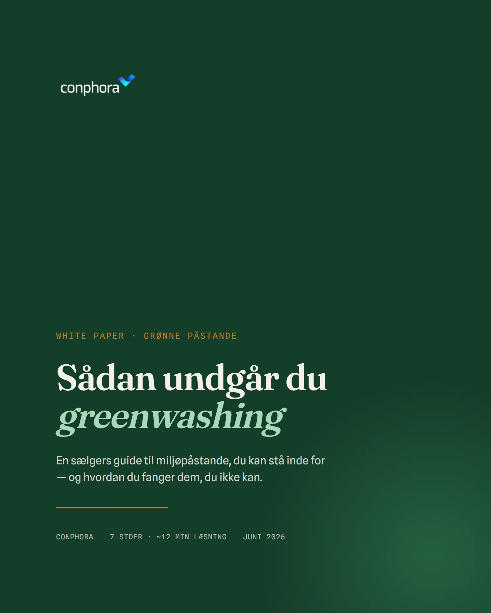 Forside af Sådan undgår du greenwashing