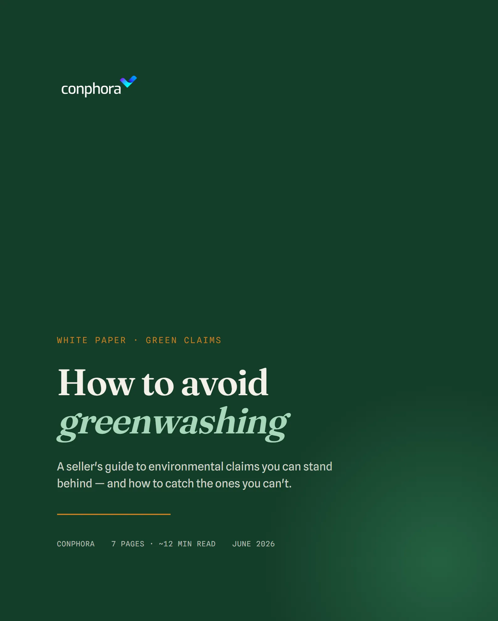Cover of How to avoid greenwashing